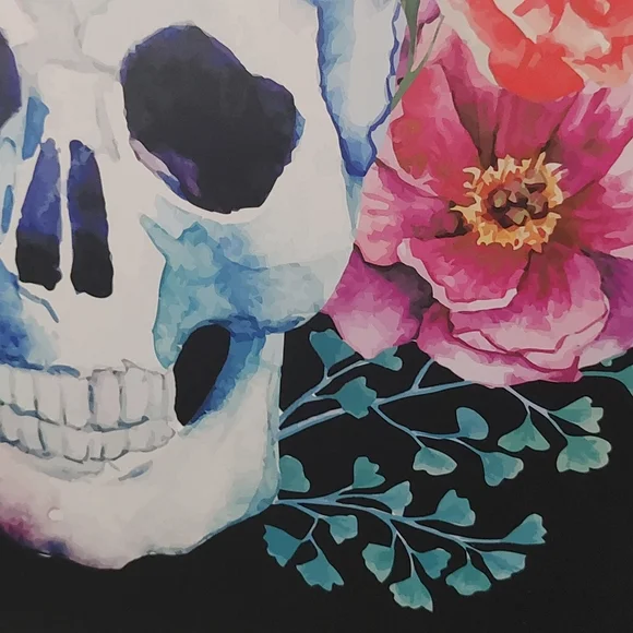 Floral Skull Wall Art - Picture 7 of 7